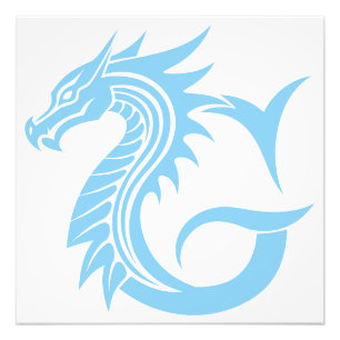 Drache gestalteter Buchstabe G, Drachenalphabet, M Fotodruck