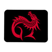 Drache gestalteter Buchstabe G, Drachenalphabet, M Magnet (Horizontal)
