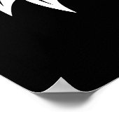 Drache gestalteter Buchstabe G, Drachenalphabet, M Poster (Ecke)