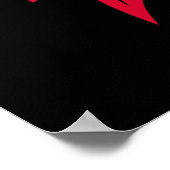 Drache gestalteter Buchstabe G, Drachenalphabet, M Poster (Ecke)