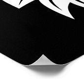 Drache gestalteter Buchstabe G, Drachenalphabet, M Poster (Ecke)