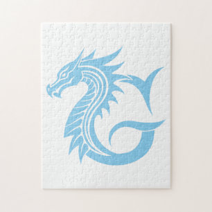 Drache gestalteter Buchstabe G, Drachenalphabet, M Puzzle