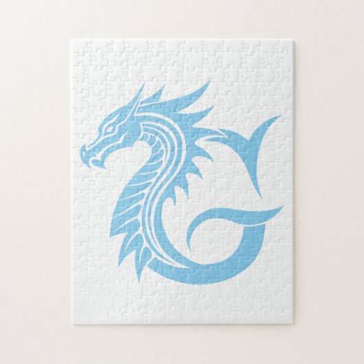 Drache gestalteter Buchstabe G, Drachenalphabet, M Puzzle (Vertikal)
