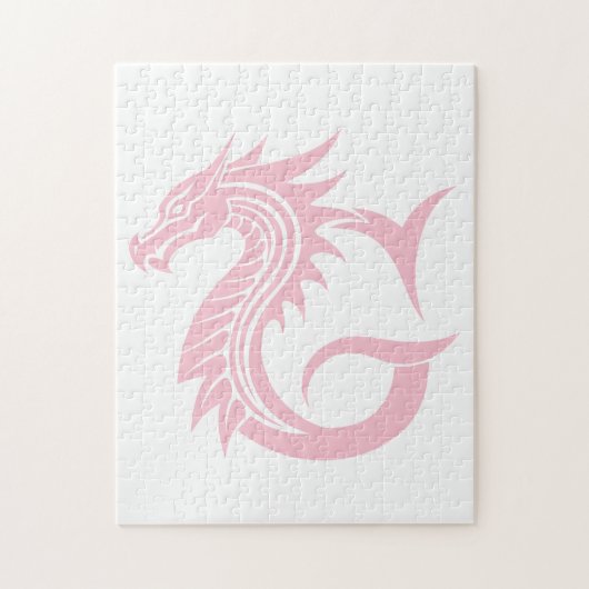 Drache gestalteter Buchstabe G, Drachenalphabet, M Puzzle (Vertikal)