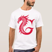 Drache gestalteter Buchstabe G, Drachenalphabet, M