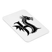 Drache gestalteter Buchstabe H, Drachenalphabet, M Magnet (Rechte Seite)