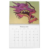 Drache-Glück-Mall Kalender (Feb 2026)