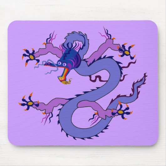 Drache-Glück-Mall Mousepad (Vorne)