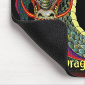 Drache-Glück-Mall Mousepad (Ecke)