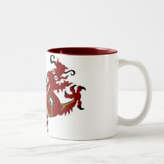 Drache-Glück-Mall Zweifarbige Tasse
