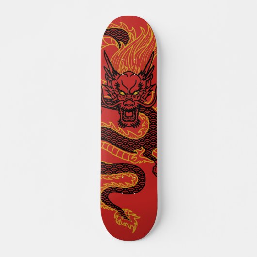 Drache: Golden Skateboard (Vorne)