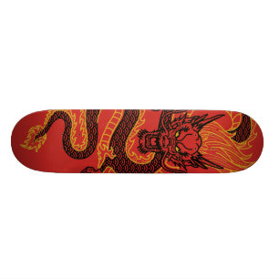 Drache: Golden Skateboard