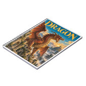 Drache, Gothic-Fantasy-Monster Notizblock (Linke Seite)