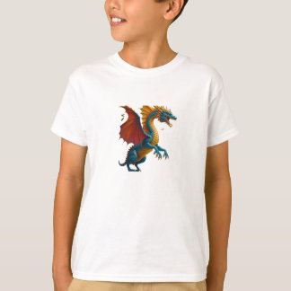 Drache Grafik Kinder T-Shirt