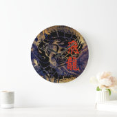 Drache Große Wanduhr (Zuhause)