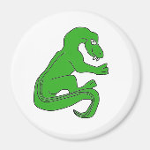 Drache, grün magnet (Vorne)