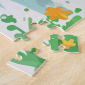 Drache grüne Kunstwerke Puzzle (Seite)