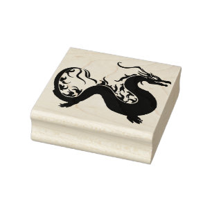 Drache Gummistempel