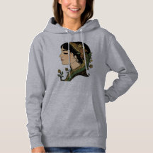 Drache-Haare-Dame – Persische Fantasy-Frauenkunst