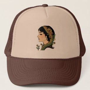Drache Haare Damenhut   Persische Fantasy-Art Kapp Truckerkappe