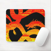 Drache-Haut B Mousepad (Mit Mouse)