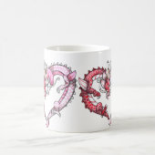 Drache-Herz Kaffeetasse (Mittel)