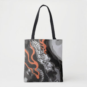 Drache, Hiroshige, Ukiyo-e Tasche