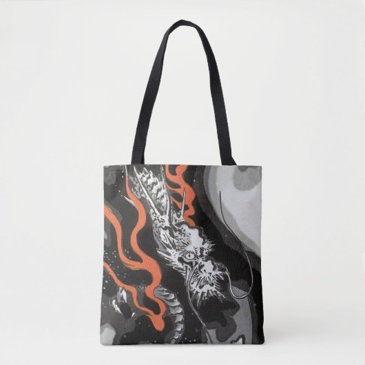 Drache, Hiroshige, Ukiyo-e Tasche (Vorderseite)