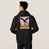 Drache Hoodie (Schwarz voll)