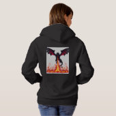 Drache Hoodie (Schwarz voll)