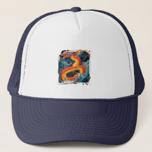 Drache Hut Truckerkappe