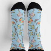 Drache Icons Muster Socken (Oben)
