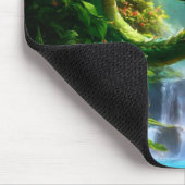 Drache im Dschungel Mousepad (Ecke)