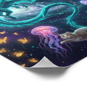 Drache im Flug Poster (Ecke)