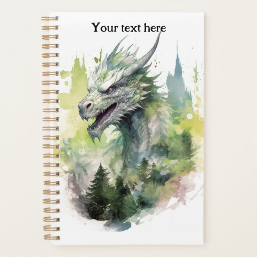 Drache im Kiefernwald Planer (Vorderseite)