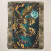 Drache im Mondlicht Sherpadecke (Vorderseite)