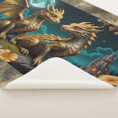 Drache im Mondlicht Sherpadecke (3/4)
