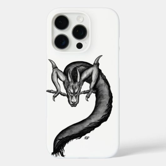 Drache im Tattoo-Stil Case-Mate iPhone Hülle (Rückseite)