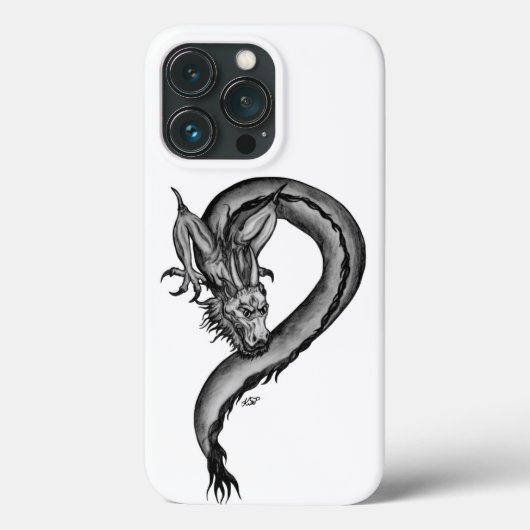 Drache im Tattoo-Stil Case-Mate iPhone Hülle (Rückseite)