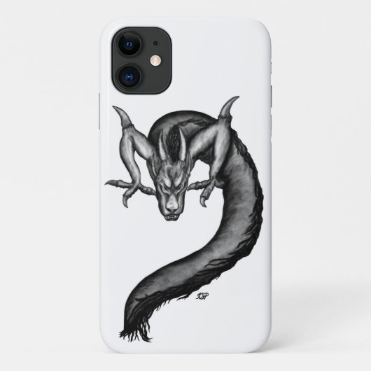 Drache im Tattoo-Stil Case-Mate iPhone Hülle (Rückseite)