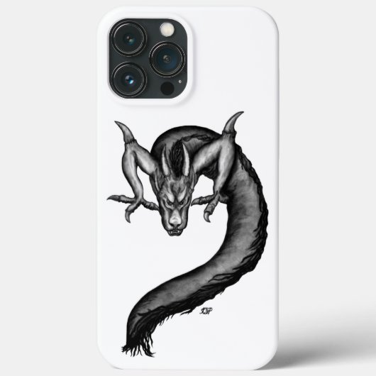 Drache im Tattoo-Stil Case-Mate iPhone Hülle (Rückseite)