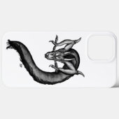 Drache im Tattoo-Stil Case-Mate iPhone Hülle (Rückseite (Horizontal))