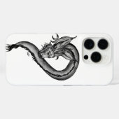 Drache im Tattoo-Stil Case-Mate iPhone Hülle (Rückseite (Horizontal))