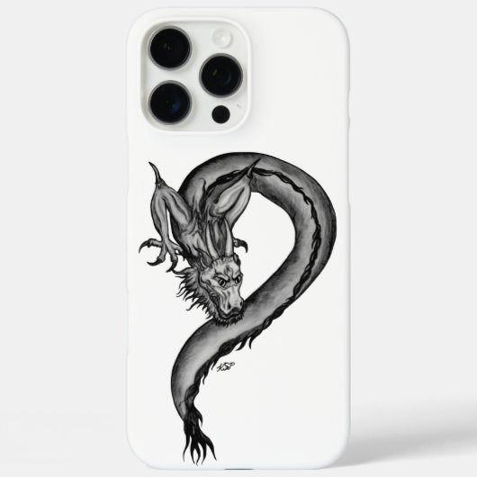 Drache im Tattoo-Stil Case-Mate iPhone Hülle (Rückseite)