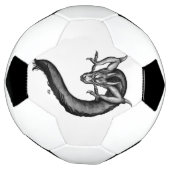 Drache im Tattoo-Stil Fußball (Gedreht)