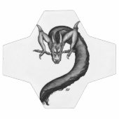 Drache im Tattoo-Stil Fußball (Flach)