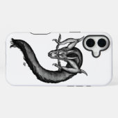 Drache im Tattoo-Stil iPhone Hülle (Rückseite (Horizontal))