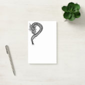 Drache im Tattoo-Stil Post-it Klebezettel (Büro)