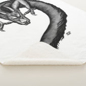 Drache im Tattoo-Stil Sherpadecke (3/4)