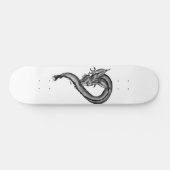Drache im Tattoo-Stil Skateboard (Horizontal)
